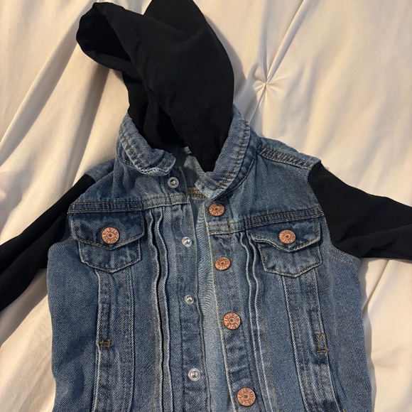 Little Bipsy Denim hooded jacket - Picture 1 of 2